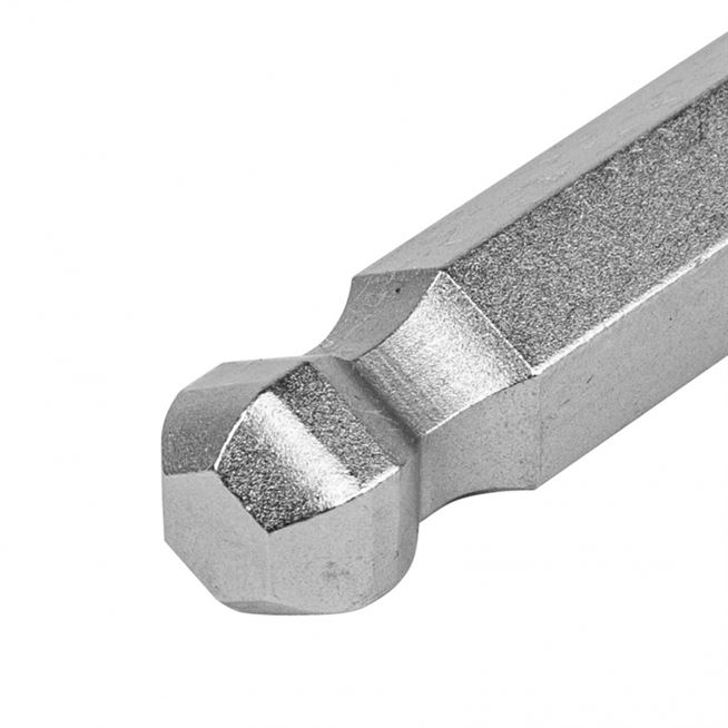 Набор ключей имбусовых, HEX, 1,5-10 мм, CrV, 9 шт., с шаром Denzel
