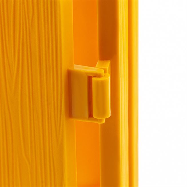 Забор декоративный "Классика", 29 х 224 см, желтый, Россия, Palisad