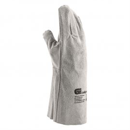Перчатки спилковые с манжетой для садовых и строительных работ, размер XL, Сибртех