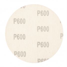 Круг абразивный на ворсовой подложке под "липучку", P 600, 125 мм, 10 шт Сибртех